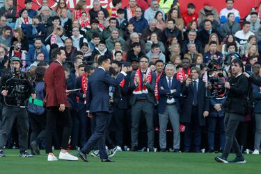 Así ha sido el acto de despedida de Jesús Navas con el Sevilla