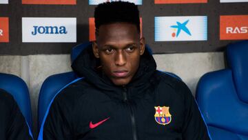 Yerry Mina, jugador del Barcelona