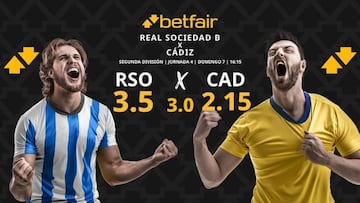 Real Sociedad B vs. Cádiz CF: horario, dónde ver, pronósticos y clasificación
