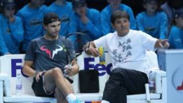 Rafa y Toni Nadal.