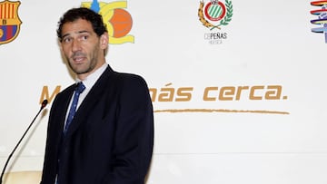 Jorge Garbajosa, presidente de la Federaci&oacute;n Espa&ntilde;ola de Baloncesto (FEB).