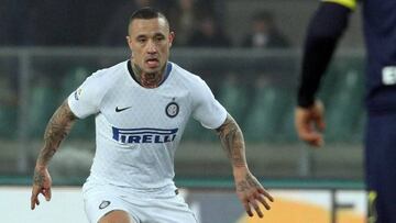 Radja Nainggolan con el Inter. 