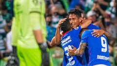 Así fue el gol de Luis Romo en la ida del Santos vs Cruz Azul