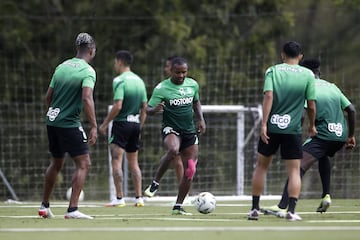 Atlético Nacional entrenó con la mira puesta en el partido ante Deportivo Cali en el Atanasio Girardot por la fecha 4 de los cuadrangulares de Liga BetPlay