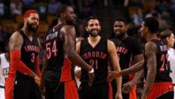 Los Toronto Raptors, equipo canadiense de la NBA.
