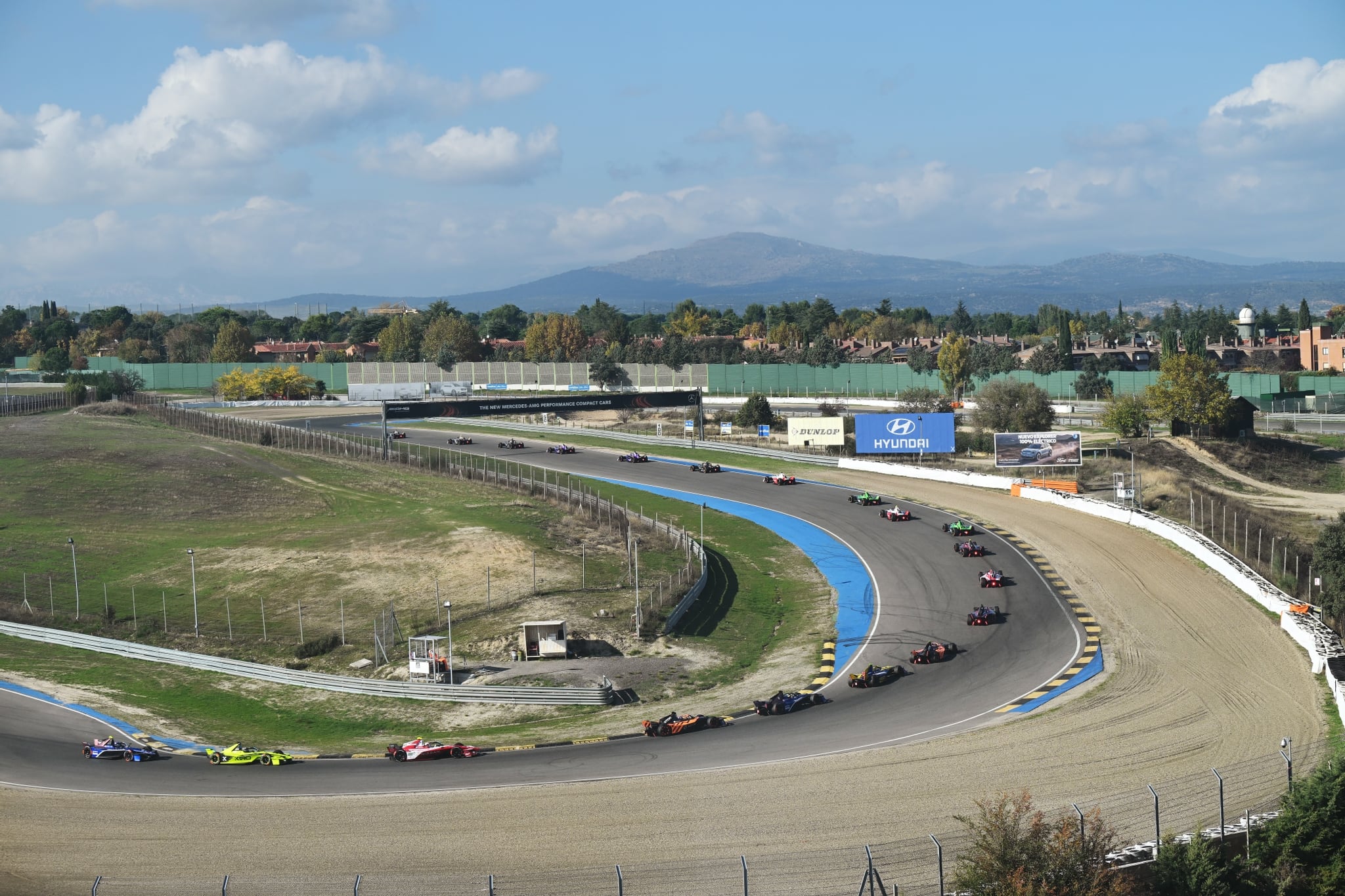Test de la Fórmula E en el Circuito del Jarama de Madrid.