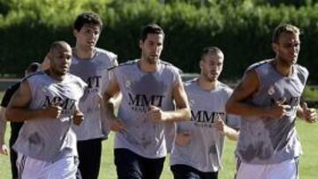 PRETEMPORADA. El Real Madrid de Baloncesto ha empezado a machacarse