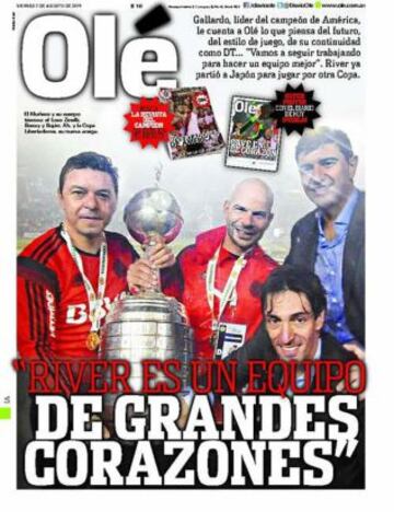 Portadas de la prensa deportiva