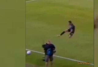 Se busca explicación para esta acción de Vrsaljko al 87'