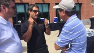 Montoya analiza previo a la carrera de Pocono.