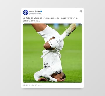 El partido de Mbappé, protagonista de los memes