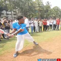 IShowSpeed trolls Babar Azam during cricket game in India