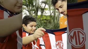 Chivas le cumplió el sueño a Hernán, su pequeño aficionado viral