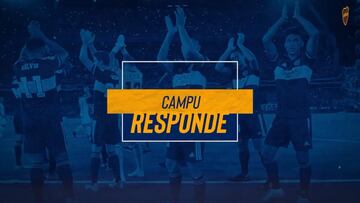 Campuzano responde preguntas a Boca