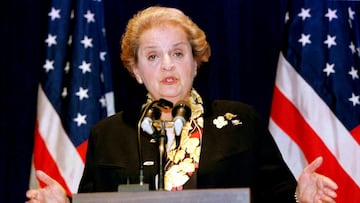Madeleine Albright, primera mujer secretaria de Estado de Estados Unidos y figura central en el gobierno de Bill Clinton, fallece a los 84 años.