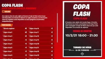 Fecha y hora de la Copa Flash de Fortnite en Europa