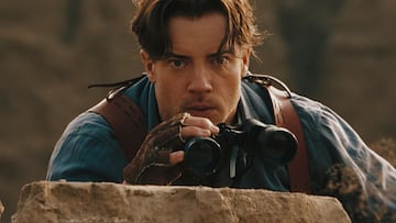 Brendan Fraser en una escena de 'The Mummy' en 1999.