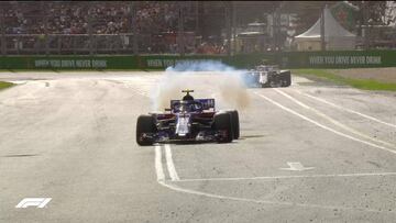 Pierre Gasly durante el Gran Premio de Australia F1 2018