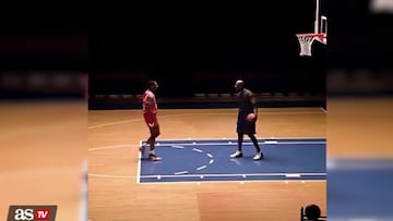 Michael Jordan se enfrenta con su máximo rival