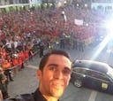 Contador, aclamado en Pinto: "Vosotros me habéis motivado"