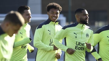 Boubacar Kamara, con el Marsella.