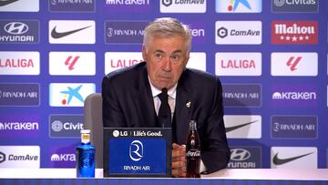 Ancelotti backs referee's bold move to stop derby amid Atlético fans' attack on Courtois