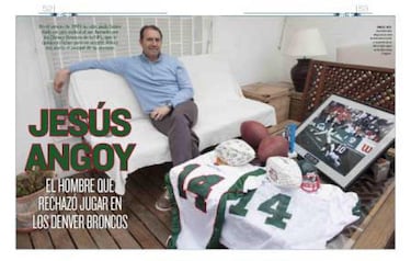 Jesús Angoy. El español que rechazó jugar en los Denver Broncos.