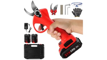 Tu jardín, a punto sin esfuerzo con estas tijeras de podar eléctricas