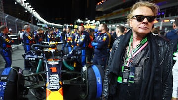 La llegada de pilotos y estrellas al Gran Premio de Las Vegas de la Formula 1