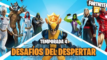 Fortnite Temporada 4: gu&iacute;a de desaf&iacute;os del Despertar