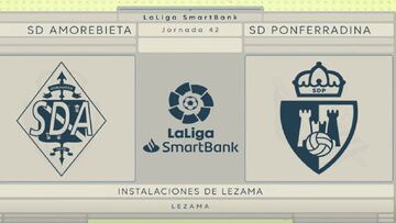 Resumen y gol del Amorebieta vs. Ponferradina de LaLiga SmartBank