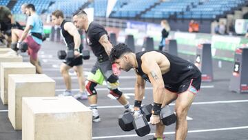 Entrenamiento de crossfit.