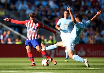Antoine Griezmann y Fran Beltran