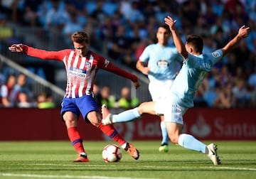 Antoine Griezmann y Fran Beltran 