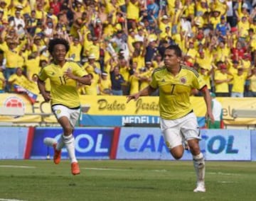 Las mejores imágenes del partido entre Colombia y Ecuador