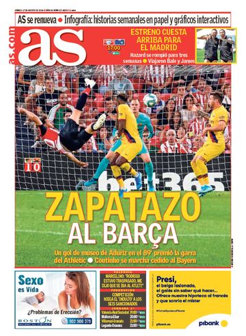 Las portadas de AS de agosto