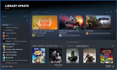 Steam en 2020: más datos de ventas, bandas sonoras y otras novedades