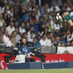 El Betis, maestro aéreo: mejor goleador europeo de cabeza