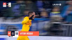 ¡Tigrinho! Golazo de Vitor Roque y una celebración que va a ser icónica para el Camp Nou