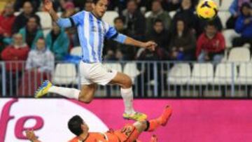 Roque Santa Cruz, del Málaga