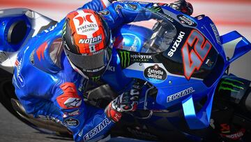 Rins, con la Suzuki.