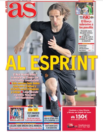 Las portadas de AS de abril