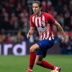 Filipe fue sustituido en el descanso por problemas físicos