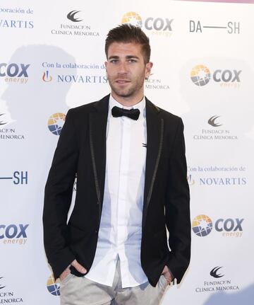 Adri¨¢n Embarba, jugador del Rayo Vallecano.