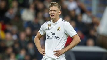 El centrocampista espa&ntilde;ol del Real Madrid, Marcos Llorente, durante un partido.
 