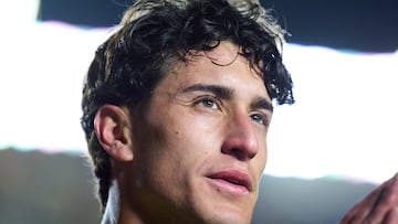 Alejandro Zendejas of America during the 5th round match between America and Monterrey as part of the Liga BBVA MX, Torneo Clausura 2026 at Ciudad de los Deportes Stadium, on February 07, 2026 in Mexico City, Mexico.