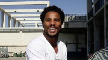 <b>LOCALIZADO. </b>Eliseu llegó en la tarde de ayer a La Rosaleda.