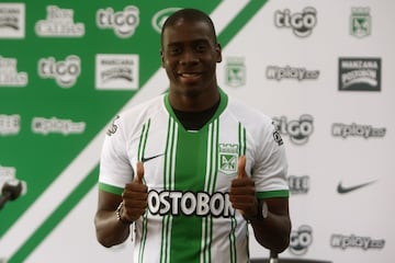 Geisson Perea se mostró feliz de llegar a Atlético Nacional. "Vengo a dar lo mejor de mí a uno de los equipos más grandes de Colombia", afirmó