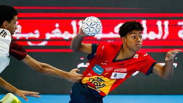 Julio Fis en un ataque de España.