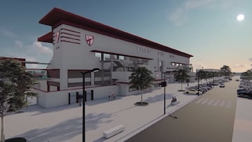 La Ciudad Deportiva del Sevilla.